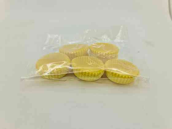 Тартолетка для кексів "Кругла жовта"D30 H9,5 (100шт)/3а/ (1 уп.) Харків