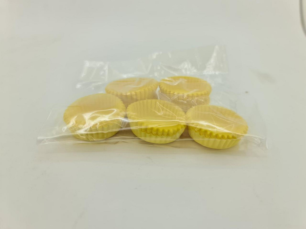 Тартолетка для кексів "Кругла жовта"D30 H9,5 (100шт)/3а/ (1 уп.) Харків - фото 3