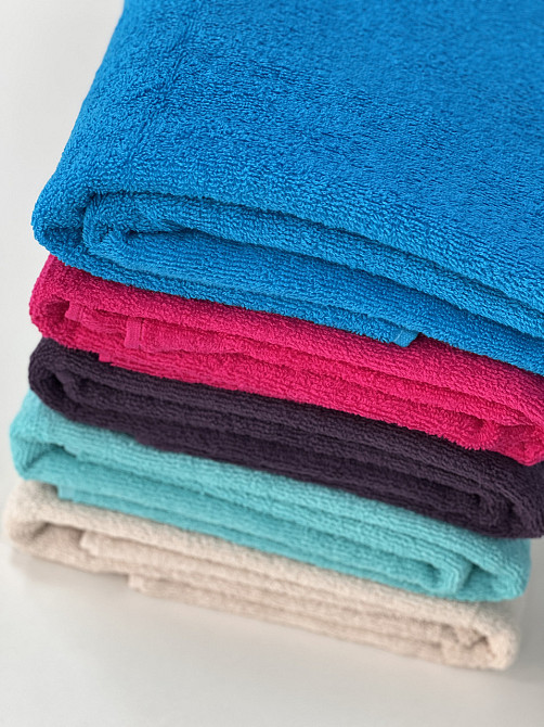 Рушник махровий Ideal Textile з бордюром однотонний 360 г/м2 50х80 см (56860711) морський Чернівці - фото 10