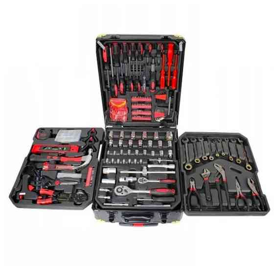 Профессиональный набор инструментов Tools Set KRAFFTEC в чемодане с трещоткой из AK-421 408 предметов Киев