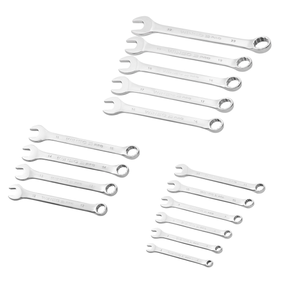 Набор комбинированных ключей WINSO PRO Cr-V 15 шт, 6–22 мм, в пластиковом держателе Киев