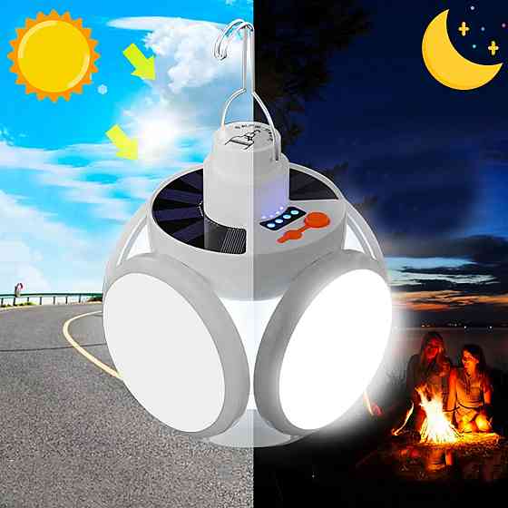 Кемпінговий ліхтар акумуляторний 5W, BL-2029 / Розкладна лампа для кемпінгу / Підвісний ліхтар Київ