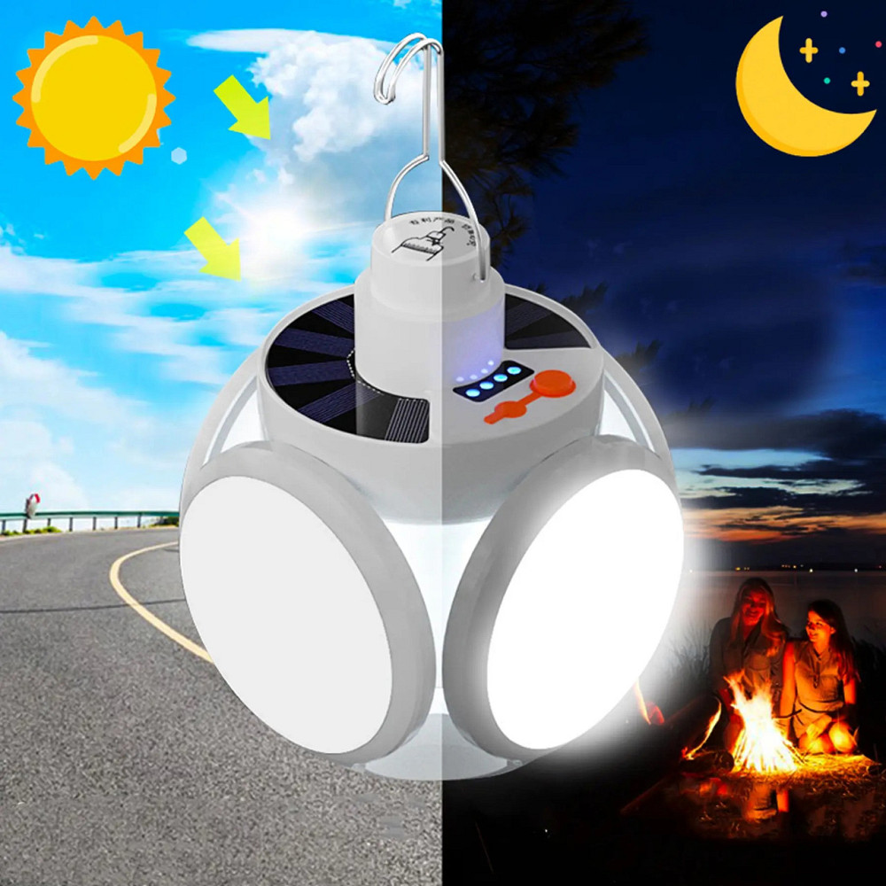 Кемпінговий ліхтар акумуляторний 5W, BL-2029 / Розкладна лампа для кемпінгу / Підвісний ліхтар Київ - фото 6