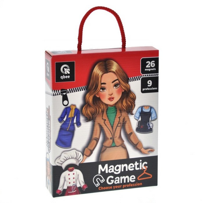 Дитяча магнітна гра "Обери свою професію" QB600-005, 26 магнітів 9 професій Вінниця - фото 1