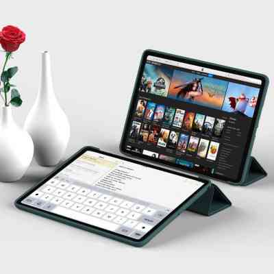 Чехол для планшета BeCover Tri Fold Soft TPU Silicone Apple iPad Air (4/5) 2020/2022 10.9" Dark Green (711130) Винница