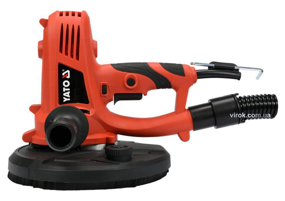 Шліфмашина YATO для штукатурених і гіпсових поверхонь з пилозбірником, P=1220 Вт, платформа Ø=225 мм Одесса - изображение 1