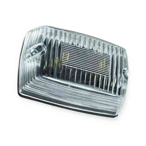 Фонарь -передний габарит белый FT-6 (85х55 мм) прицепа Мукачево