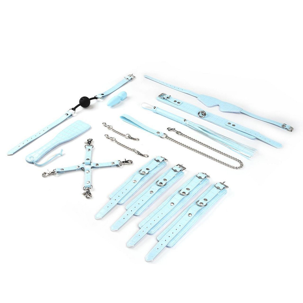 БДСМ-набір для початківців Liebe Seele Macaron 9pcs Bondage Kit-Mint, 9 предметів, мініванд Sex Aura Київ - фото 3