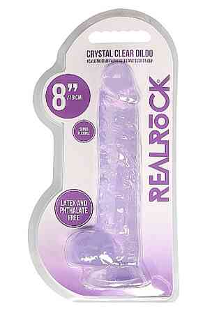 Фалоімітатор - Realrock Dildo 8" Purple Sex Aura Київ