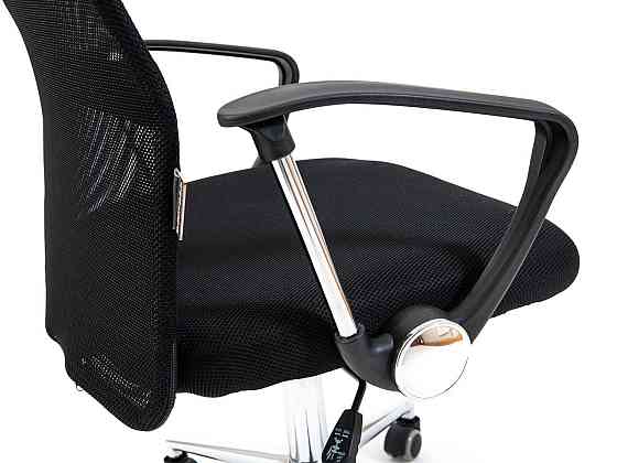 Офісне Крісло Керівника Richman Ultra Хром М1 Tilt Чорний Київ