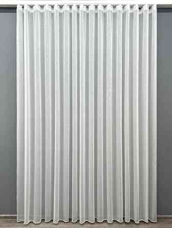 Тюль VR-Textil 1962т Преміум сітка льон дощик Linea Молочний 400х270 см (42-1000) Київ