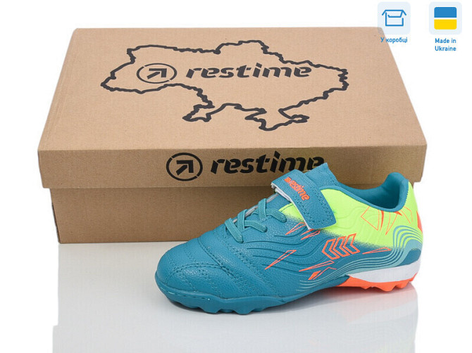 Сороконіжки підліткові Restime DD024137-1 cyan-orange, р. 31-35 Вишневе - фото 1