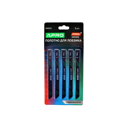 Полотно для лобзика по дереву 100/75мм 3 мм-8TPI швидкий прямий різ APRO T111C Житомир