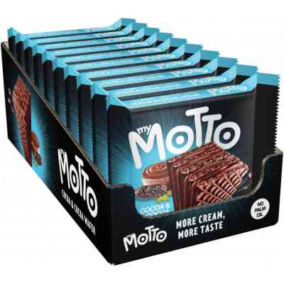 Вафлі MyMotto Подвійне какао 34 г (3800205871705) Вінниця