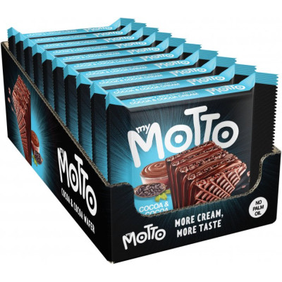 Вафлі MyMotto Подвійне какао 34 г (3800205871705) Вінниця - фото 2
