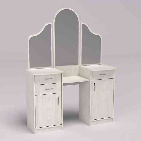 Стол туалетный Трюмо Диана, Дуб Шамоні Світлий, 1200/420/1630 Львов