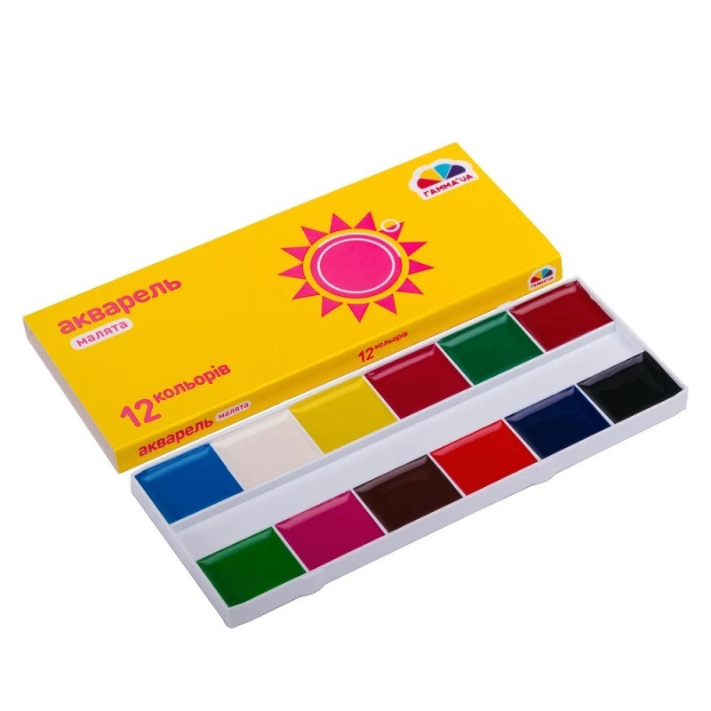 Акварель сухая 