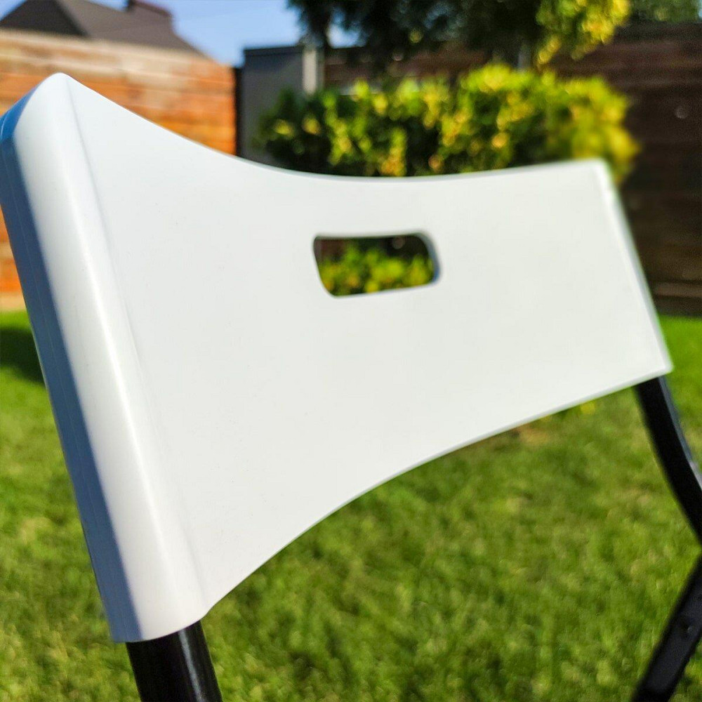 Складний стілець 46х42,5х86см Білий SW-00001610 Дніпро - фото 3