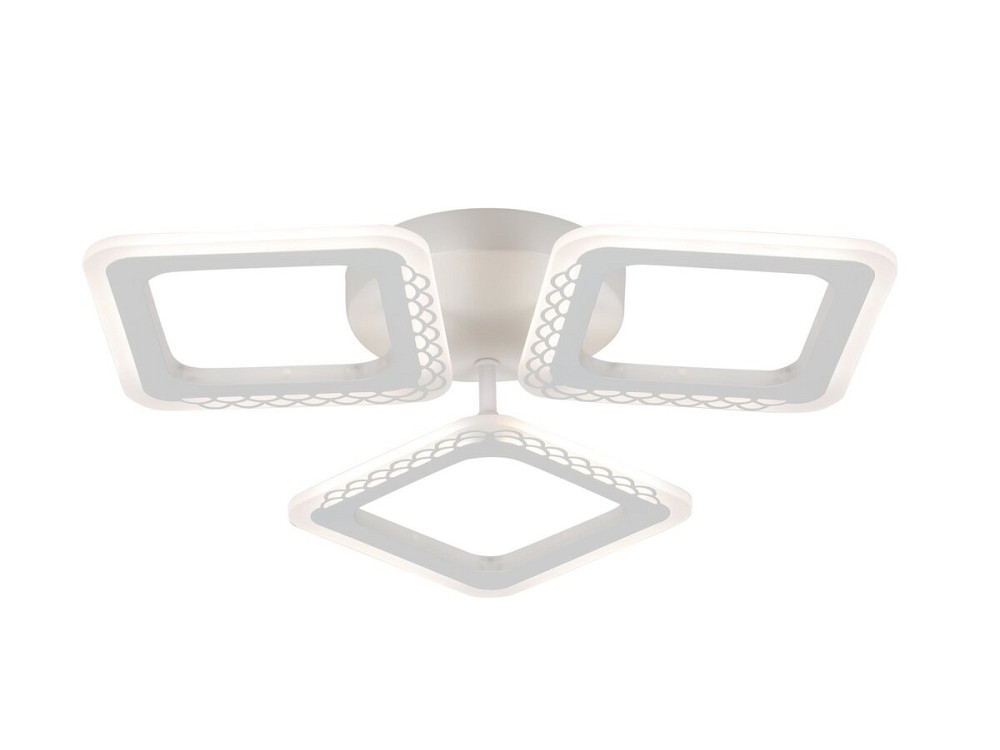 Світлодіодна люстра VALESO G 2703/3 WT 54W,3000-6500K, з пультом IR з затемненням Коломия - фото 1