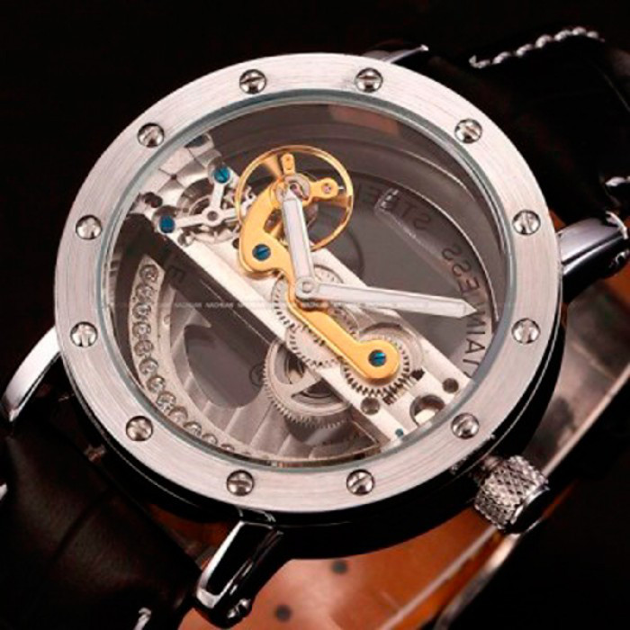 Мужские часы Forsining Air Silver Винница - изображение 5