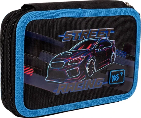 Пенал твердий "YES" 533547 подвійний HP-01 Street Racing, шт Київ