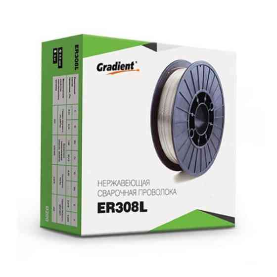 Сварочная проволока по нержавейке Gradient ER308L 0.8 мм (1 кг) Киев