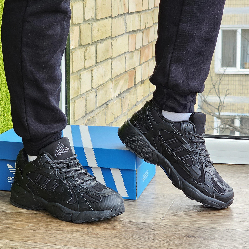 Зимние Мужские Кроссовки Adidas GORE-TEX Черные с МЕХОМ Адидас Гортекс Термо (размеры: 41,42,43,44,45) Днепр - изображение 10