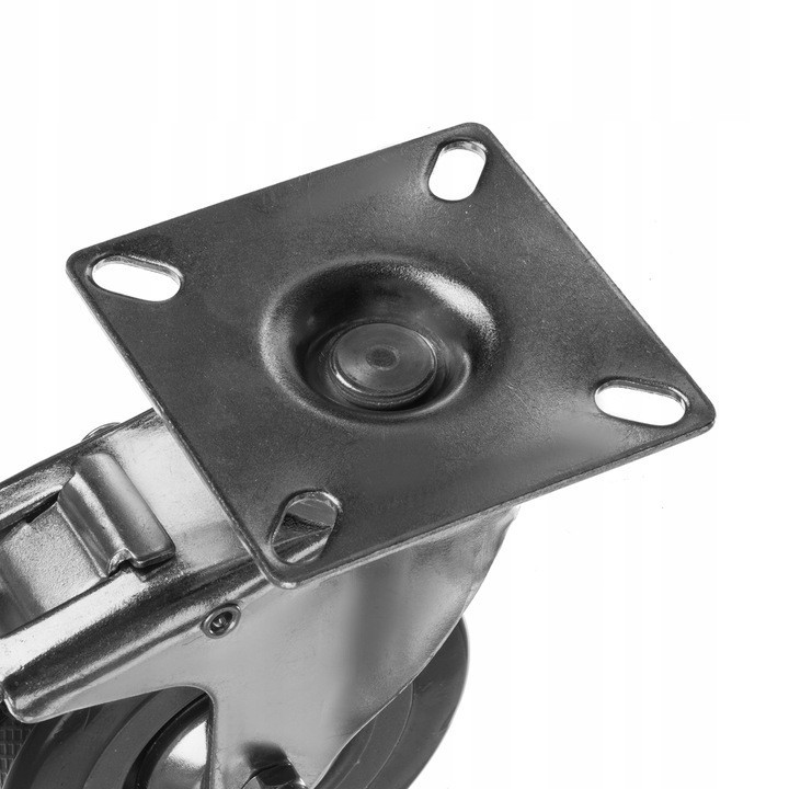 Комплект поворотных колес с тормозами 4 шт до 220 кг Malatec (22537) Нововолынск - изображение 4