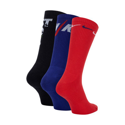 Носки Nike U NK EVERYDAY PLUS CUSH CREW DH3822-905 38-42 3 пари Чорний/Синій/Червонний (196148147353) Винница - изображение 2