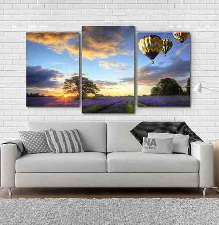 Модульна картина Природа Повітряна Куля Art-30_3 Київ