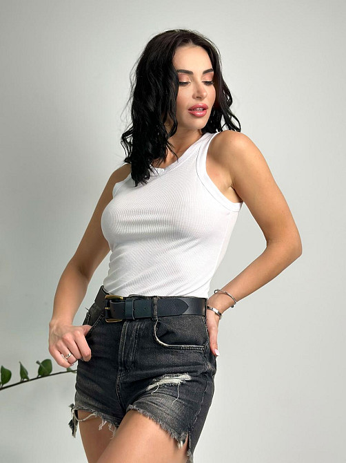 Майка женская рубчик 