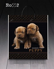 Пакет-сумка 40х45 з пластиковою ручкою  