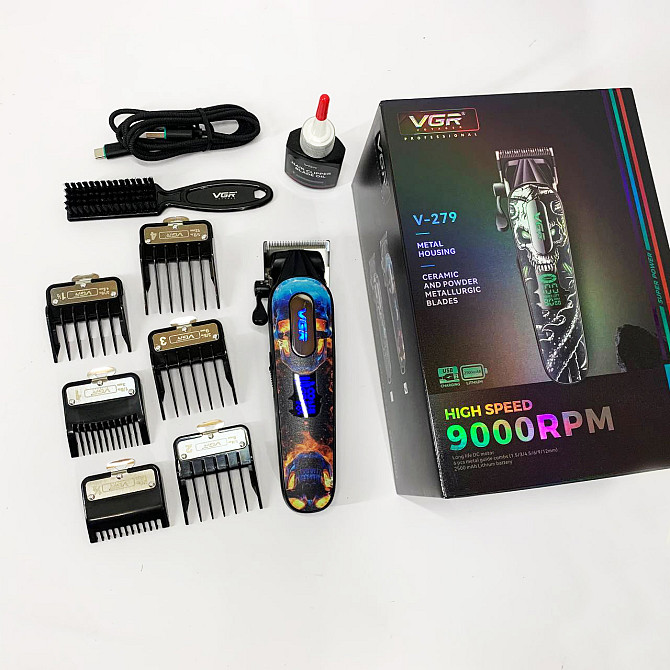Электрическая машинка для стрижки мощная VGR, Машинка-триммер 3 в 1 для стрижки волос NQ-18 Львов - изображение 5