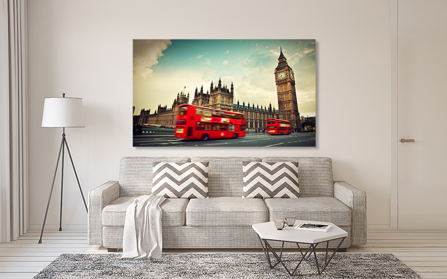 Картина холст в гостиную / спальню  Лондон    MLP_89 50x100 см Киев - изображение 2