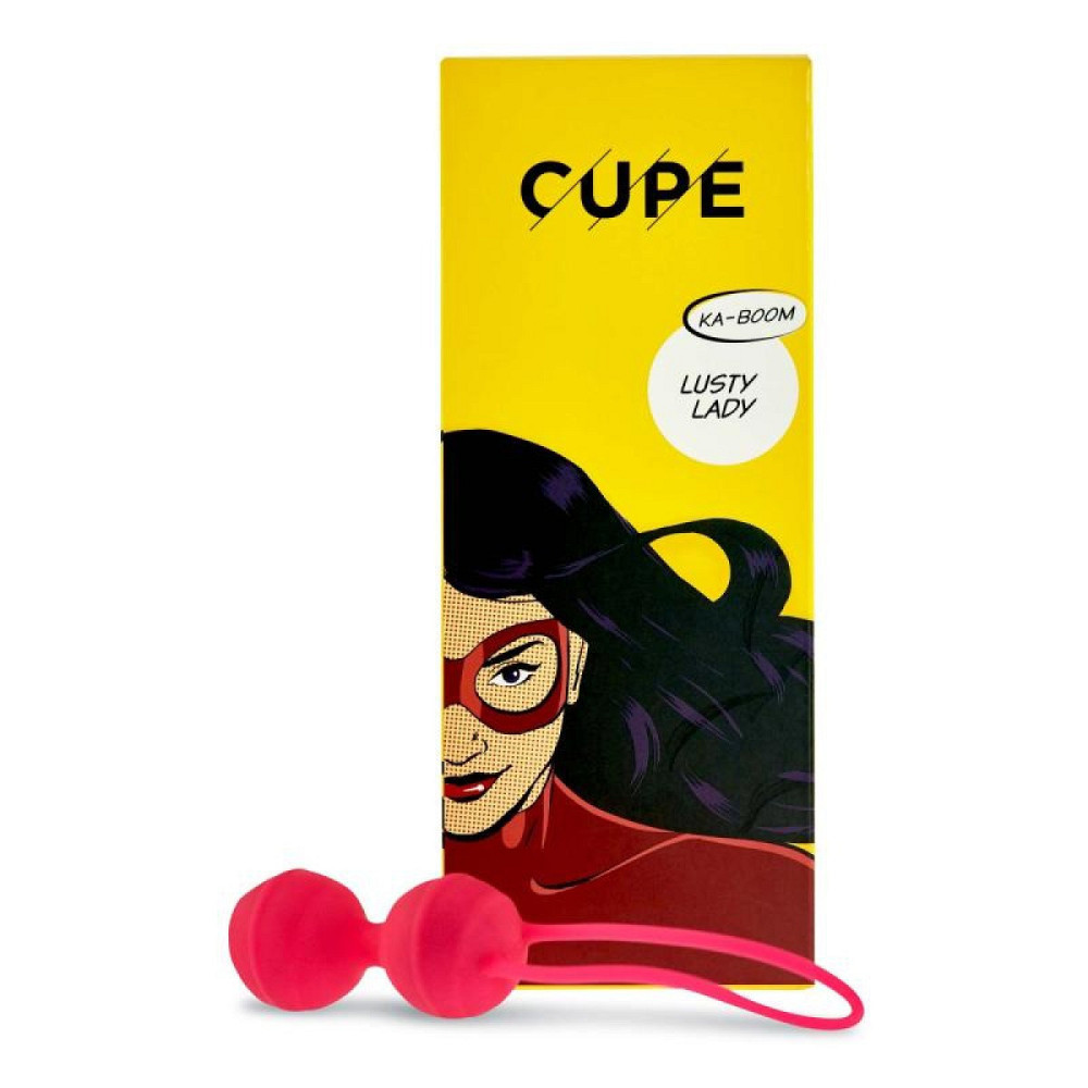 Вагинальные шарики Lusty Lady CUPE, розовые Sex Aura Киев - изображение 1