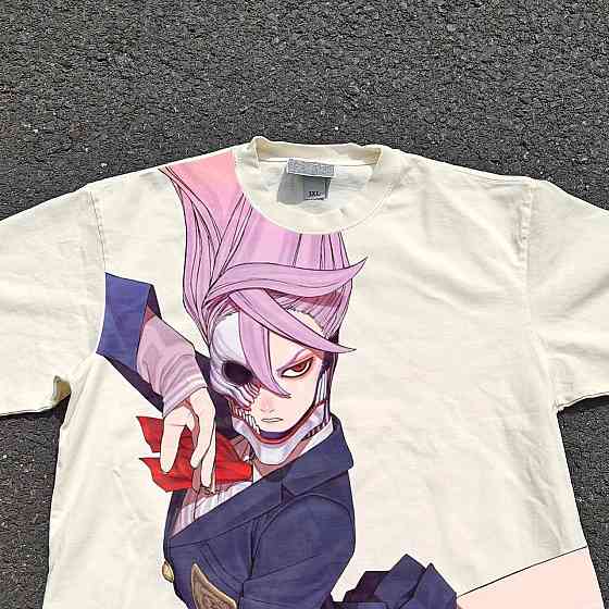 Футболка для хлопчика з принтом аніме Аніме Дандадан Аніме Аіра оверсайз (зріст від 165 до 180) Чорний Дніпро
