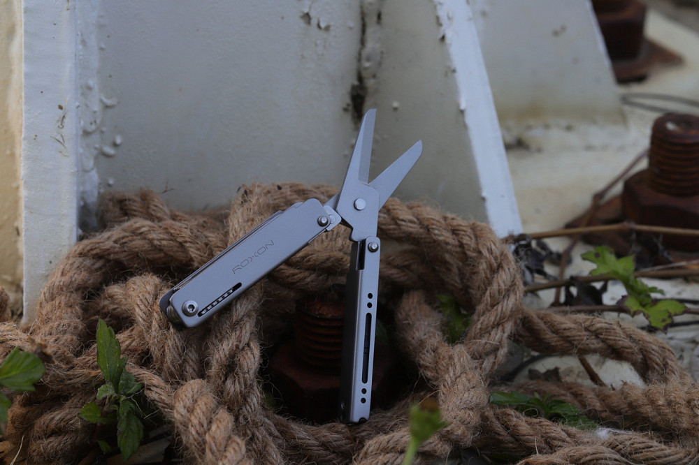 Міні мультитул Roxon M3 зі змінними бітами, сірий Київ - фото 7