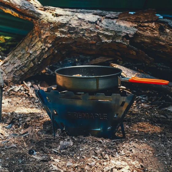 Сковорідка туристична Fire Maple Feast FP (діаметр 19.4 см) рифлене дно Вінниця