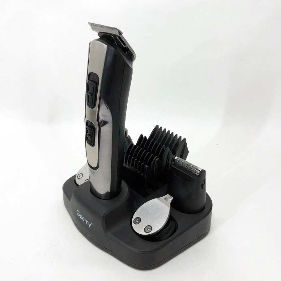 Набір для видалення волосся із зарядним пристроєм, Електрична машинка для стрижки побутова JR-28 Львів - фото 6