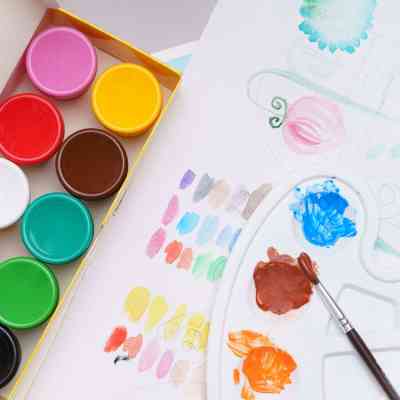 Гуашевые краски Школярик 10 цветов (301215008-UA) Винница