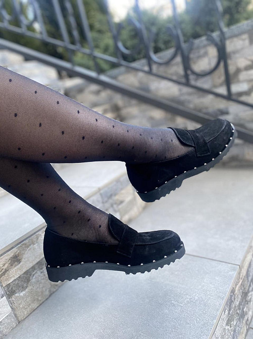 Lexi Туфлі жіночі Lexi 2006 чорні (весна-осінь, замша натуральна) (2644) лише 37р.39р. Коломыя - изображение 1