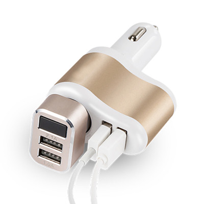 Зарядное устройство XoKo CC-303 2 USB 2.1A Gold / White (CC-303-GDWH) Винница - изображение 4