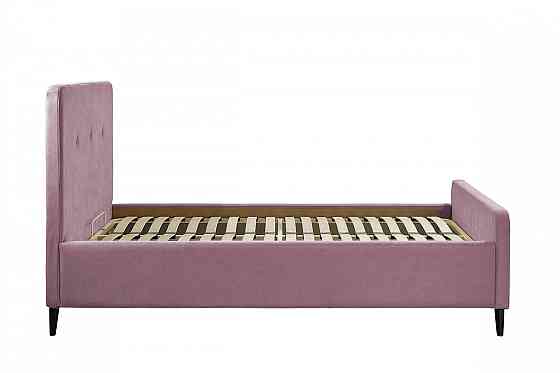 Кровать Двуспальная Michelle Standart Wood На ножках 160 х 190 см Fibril 24 Розовый Днепр