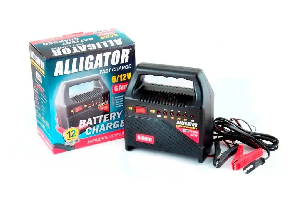 Мощное зарядное устройство Alligator AC802: 6/12 V, ток зарядки 6 А, для АКБ 15-80 Аh Киев - изображение 2