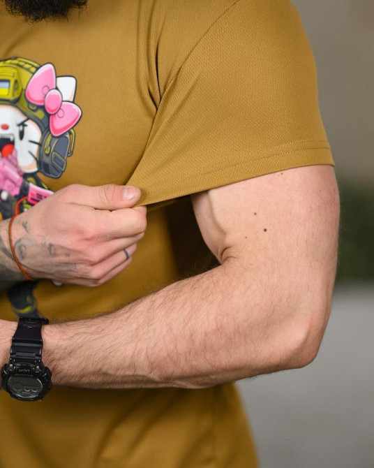 Тактична футболка SELION warrior coyot ТР6765 Одеса - фото 7