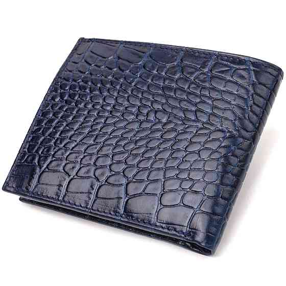 Интересное мужское портмоне из натуральной фактурной кожи CANPELLINI 21774 Синее Киев