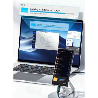 Дата кабель USB 2.0 AM to USB-C 1.0m 7A LED black Essager (EXCT-XY01-P) Винница