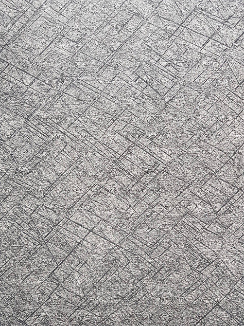 Шпалери вінілові на флізеліні гарячого тиснення DU&KA 1.06х10 вензель основа під штукатурку сірі коричневі Київ - фото 3