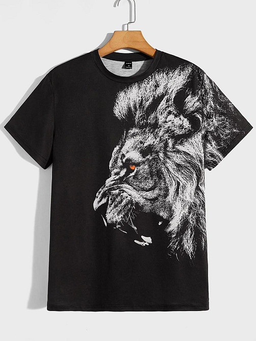 Футболка женская с принтом  48 Черная 2664087647 Днепр - изображение 1