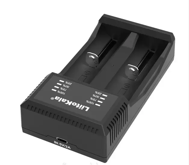 Портативное зарядное устройство Liitokala Lii-C2 для Li-ion/Ni-Mh/Ni-Cd аккумуляторов Киев - изображение 2